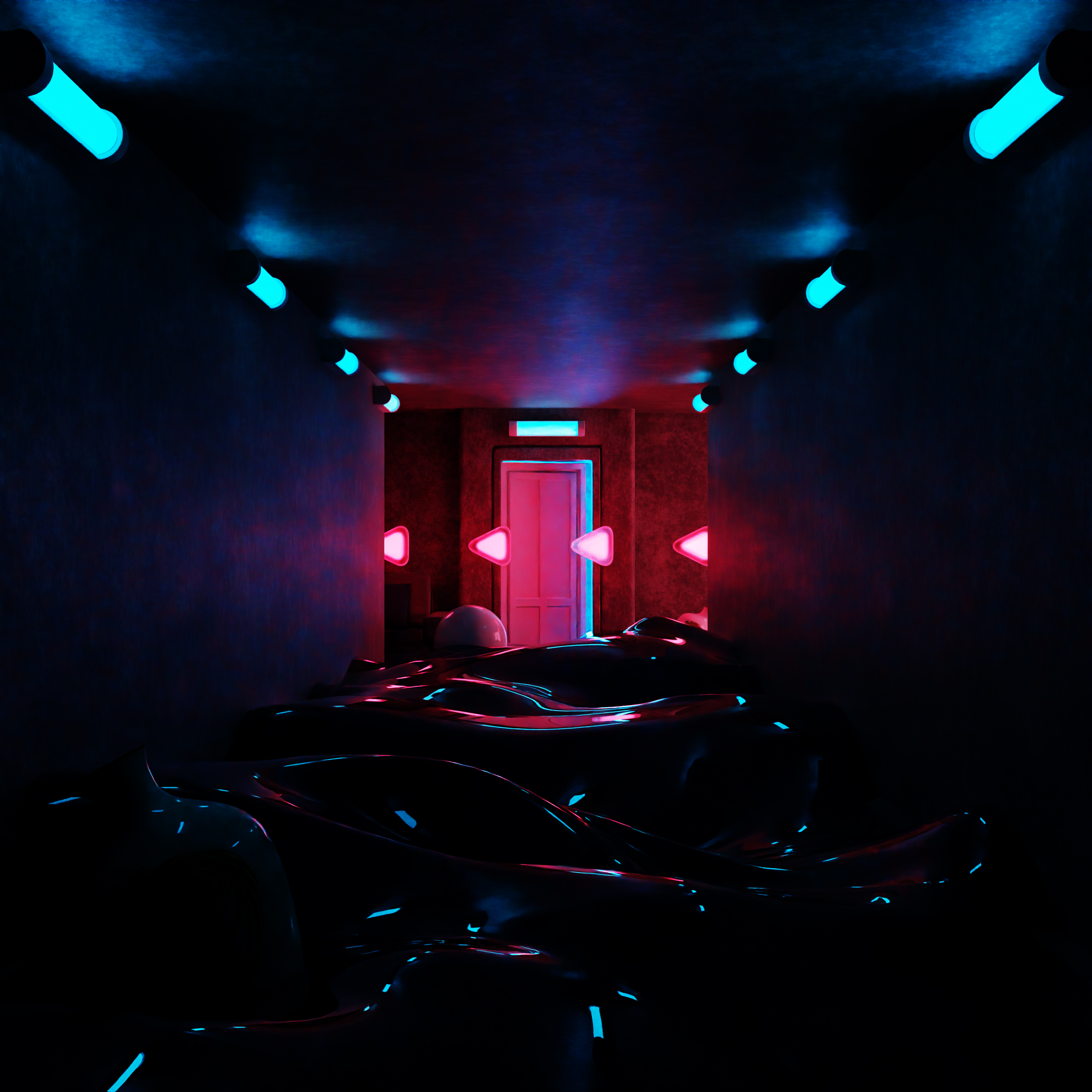 Neon-Geometric-Background